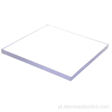 Folha de plástico de policarbonato sólido transparente Lexan